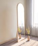 Hanah Home Espejo flotal-e Natural 160x50 cm MDF Ecológico